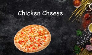 Chicken Cheese Pizza.