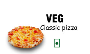 OL veg classic pizza tomato & corn